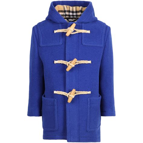 double-faced wool duffle coat burberry|burberry duffle coat baby.